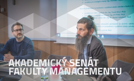 Zasedání akademického senátu Fakulty managementu VŠE /5. 6./