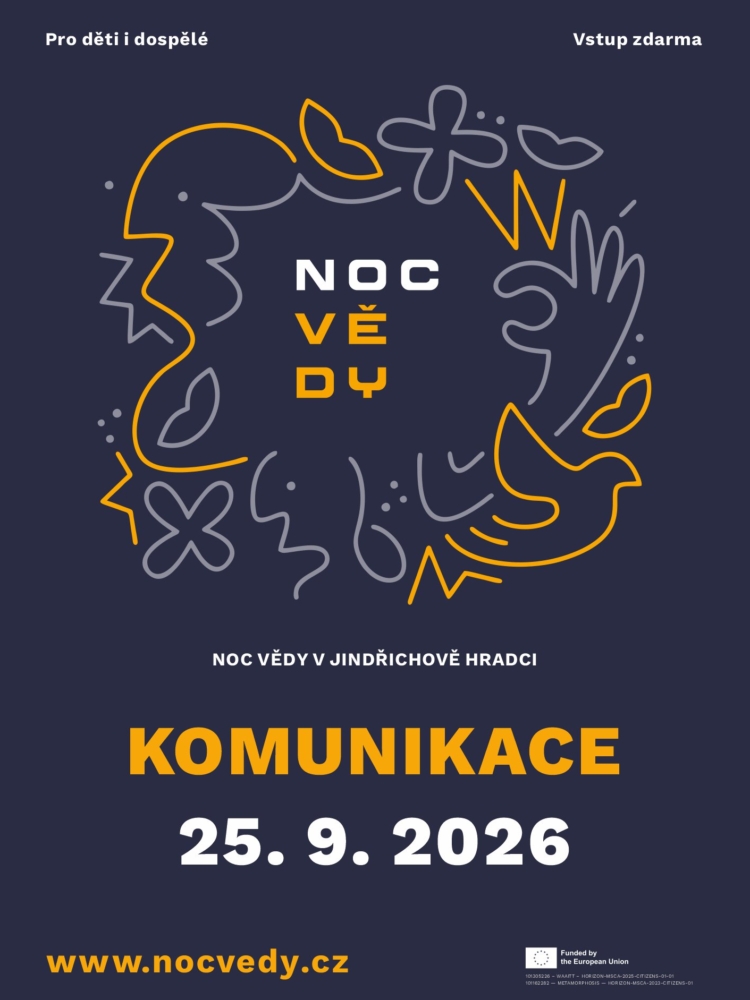 Noc vědy 2026 v Jindřichově Hradci